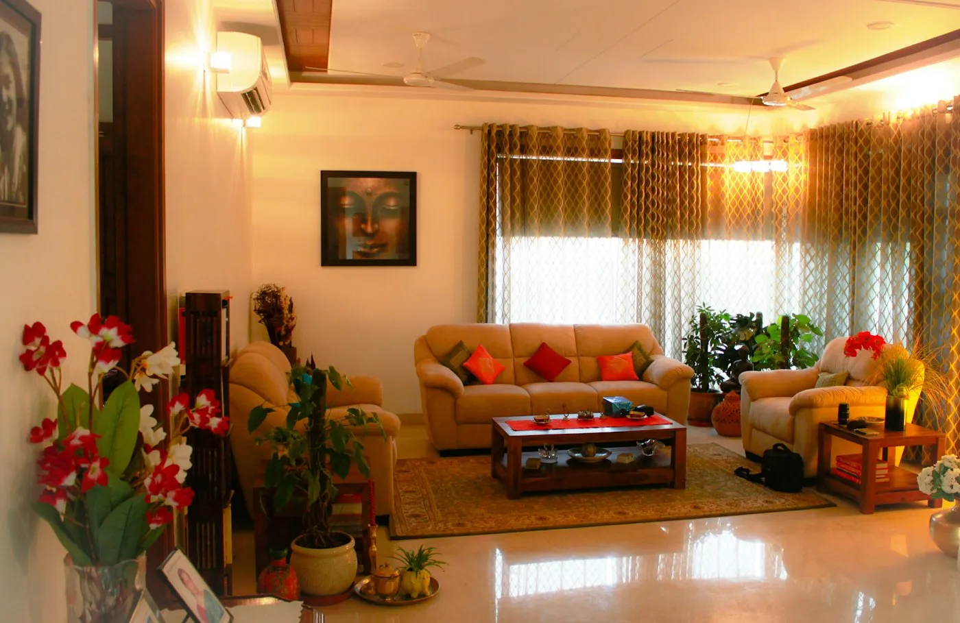 Handover: a lived-in family living room